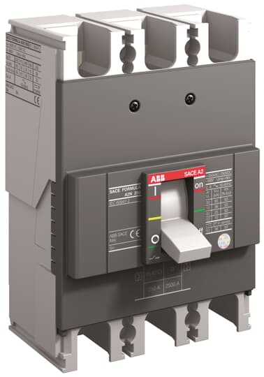 A2C 250 TMF 250-2500 3p F F (MCCB, 250AT/250AF, 3P, 25 kA, FIXED THERM. MAGNET. TRIP UNIT)