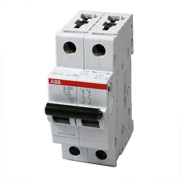 S202-C 25 (MCB, 25A, 2P, 10 kA, IEC/EN60947-2)