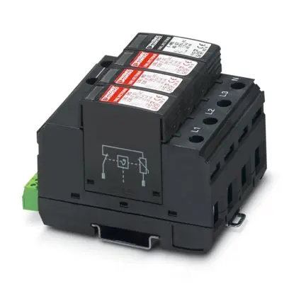 VAL-MS 230/3+1 FM - Type 2 surge arrester 40KA 4 Pole, Phoenix Contact